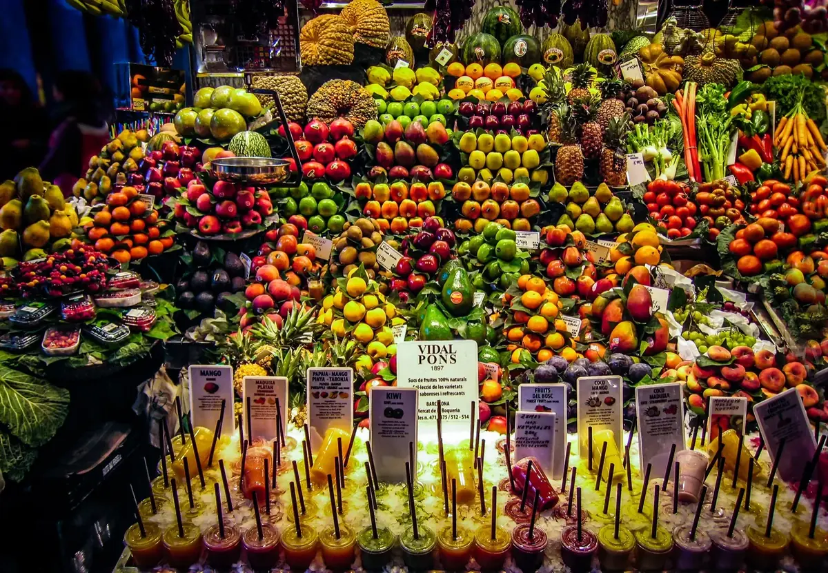 La Boqueria fruit stand