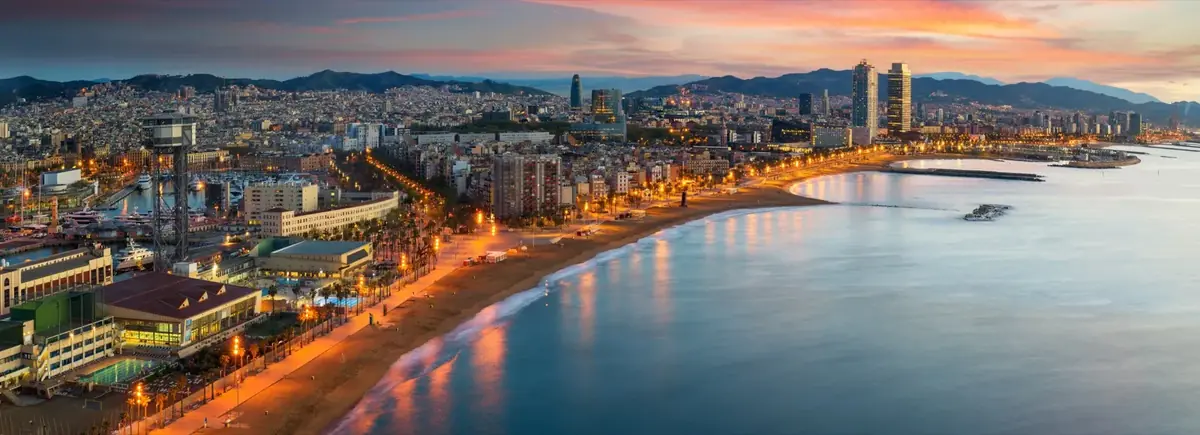 Barceloneta Beach sunrise